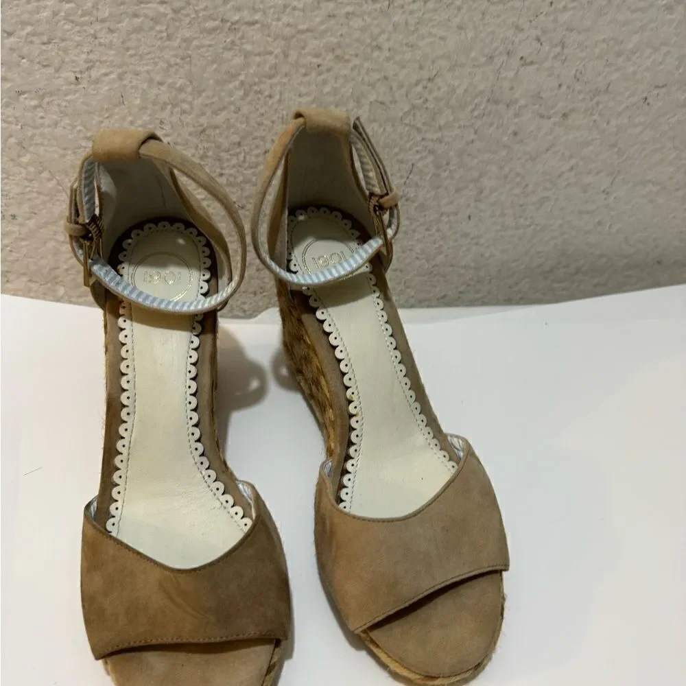 1901 Espadrilles Ankle Strap Sandals, Size 6.5M New